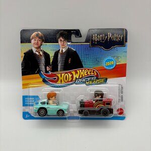 Hot Wheels Racer Verse RON WEASLEY & HARRY POTTER 2025 Diecast Character Car NEW